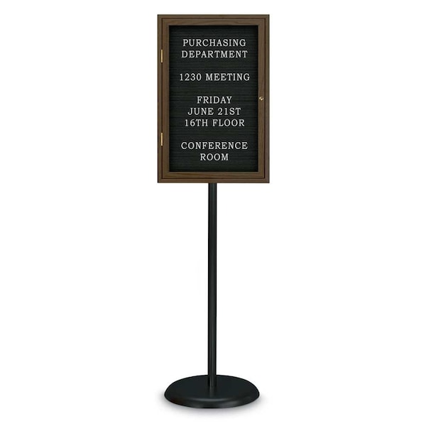 Corkboard, Triple Door, Radius Frame, 96x48", Bronze/Cloud